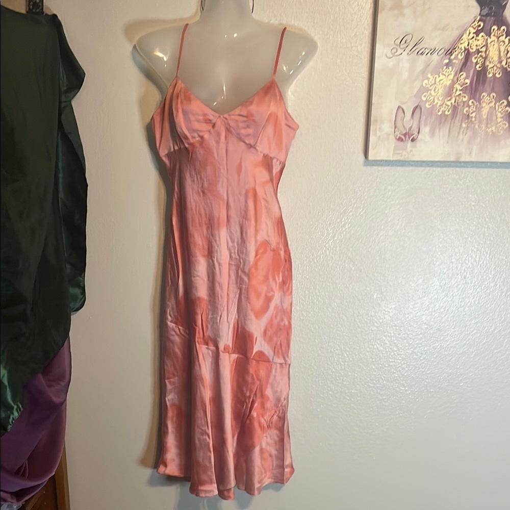 Pink Silk Dress